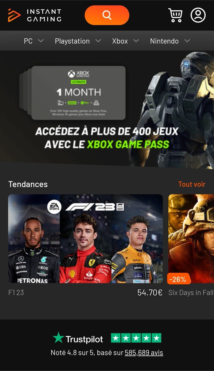 Et re voilà le concours du mois pour un jeu à gagner avec <a href="/InstantGamingFR/">Instant Gaming</a> faut pas hésitez les gars c'est ici -> instant-gaming.com/fr/giveaway/MA… bonne chance 👍