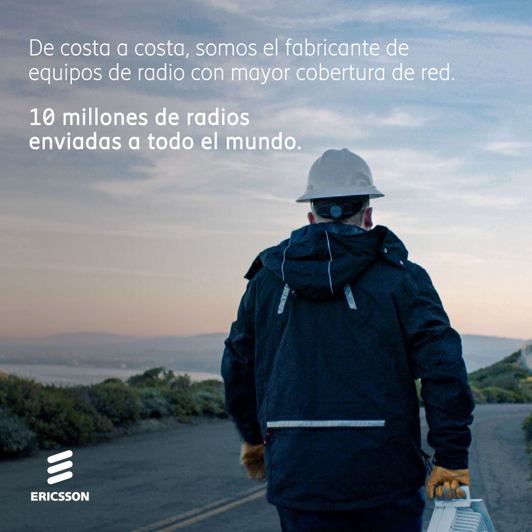 🆕 Hito alcanzado: ¡Hemos enviado 🔟 millones de radios #5G a todo el mundo! 🌎

¿Sabías que Ericsson está impulsando 147 redes 5G en 63 países? ¡Eso son más redes 5G en más países, que cualquier otro proveedor! ✨
m.eric.sn/L3KE50Pas6Z
