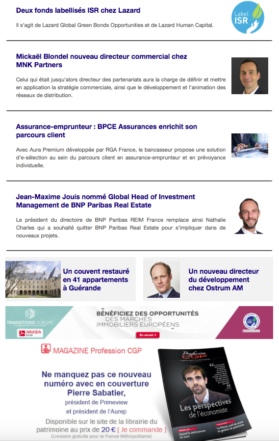 🔴 #CGP, ça s'est passé cette semaine ! Découvrez dans cette News Hebdo, les actus en #GestionDePatrimoine qu'il ne fallait pas manquer !  

➡️ tinyurl.com/yr5cfbfn

#AssetManagement #Immobilier #AssuranceVie #PrivateEquity #Epargne #Fintech