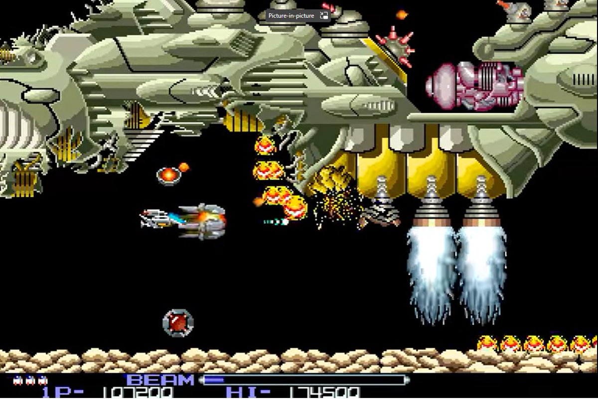 GamerDeMeia's tweet photo. 🕹️ R-Type
🏢Irem
📅1987
🕹️Irem M72
👥1-2
🎮Tiro
📝Com um cérebro anexado a uma nave, combata o império Bydo e seus alienígenas malvados. Esse entra para a lista de jogos que muita gente não terminou.
Existe um remake desse jogo chamado R-Type Dimensions EX #arcadeverse https://t.co/PBiFI3Bmhx