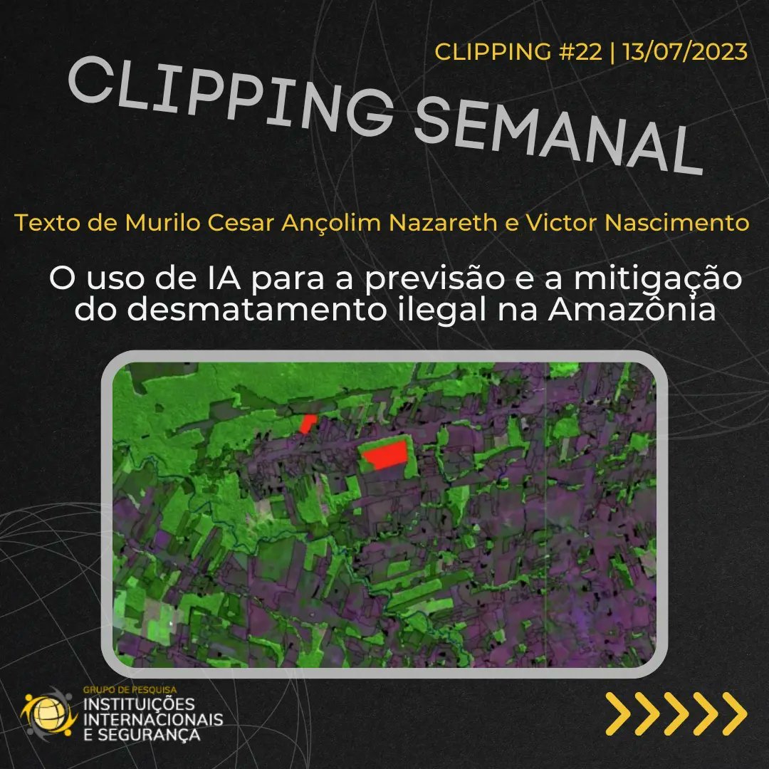 grupopiis's tweet photo. 🌎 CLIPPING #22 13/07/2023 🌎 

O Clipping dessa semana do GPllS está no ar! 

Para acompanhar nosso trabalho, acesse nosso site e nossas plataformas no link disponível na bio! https://t.co/rLtiSYvyTB
