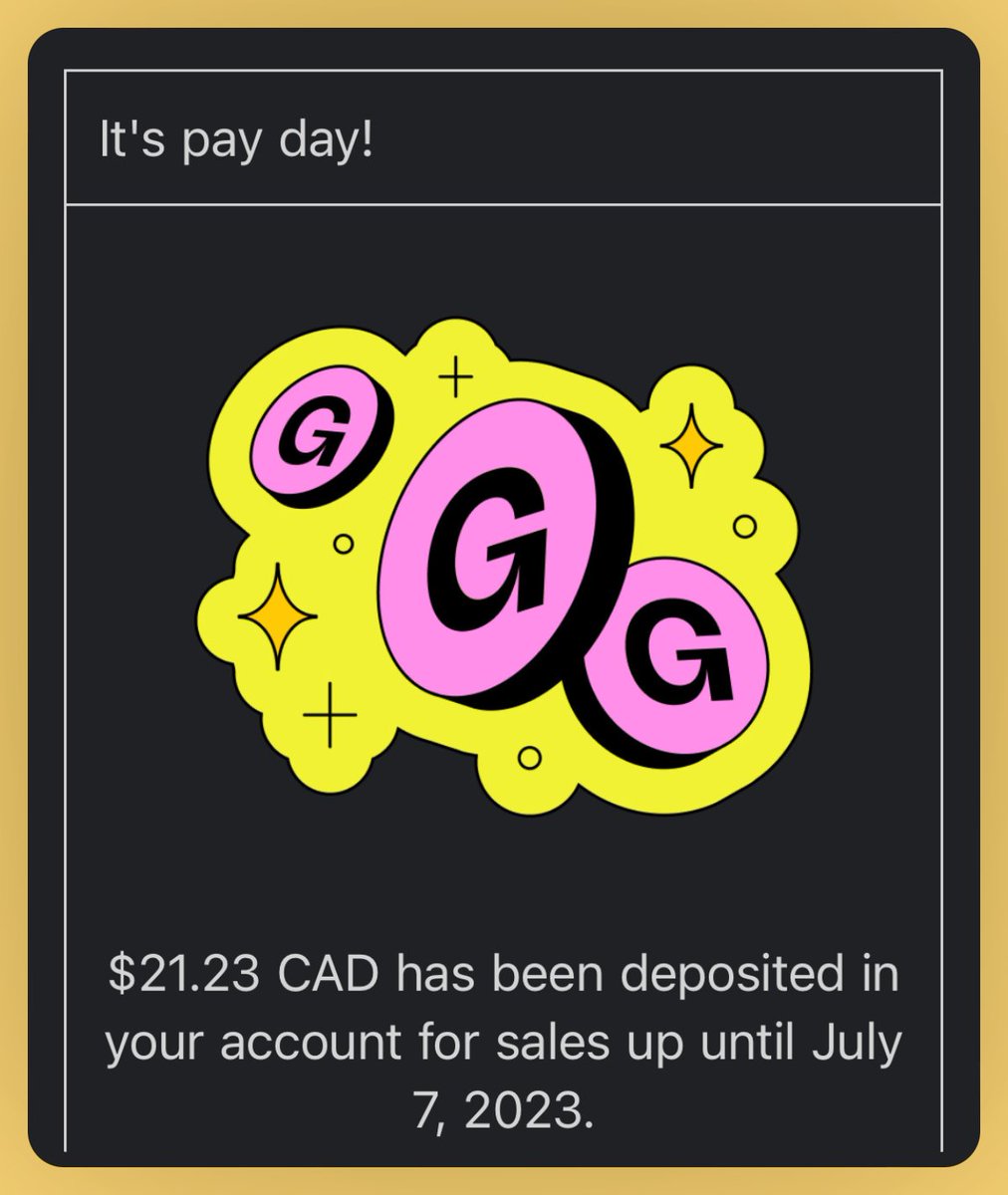 WeisiNotes's tweet image. My first gumroad payment!

Lunch money made ✅