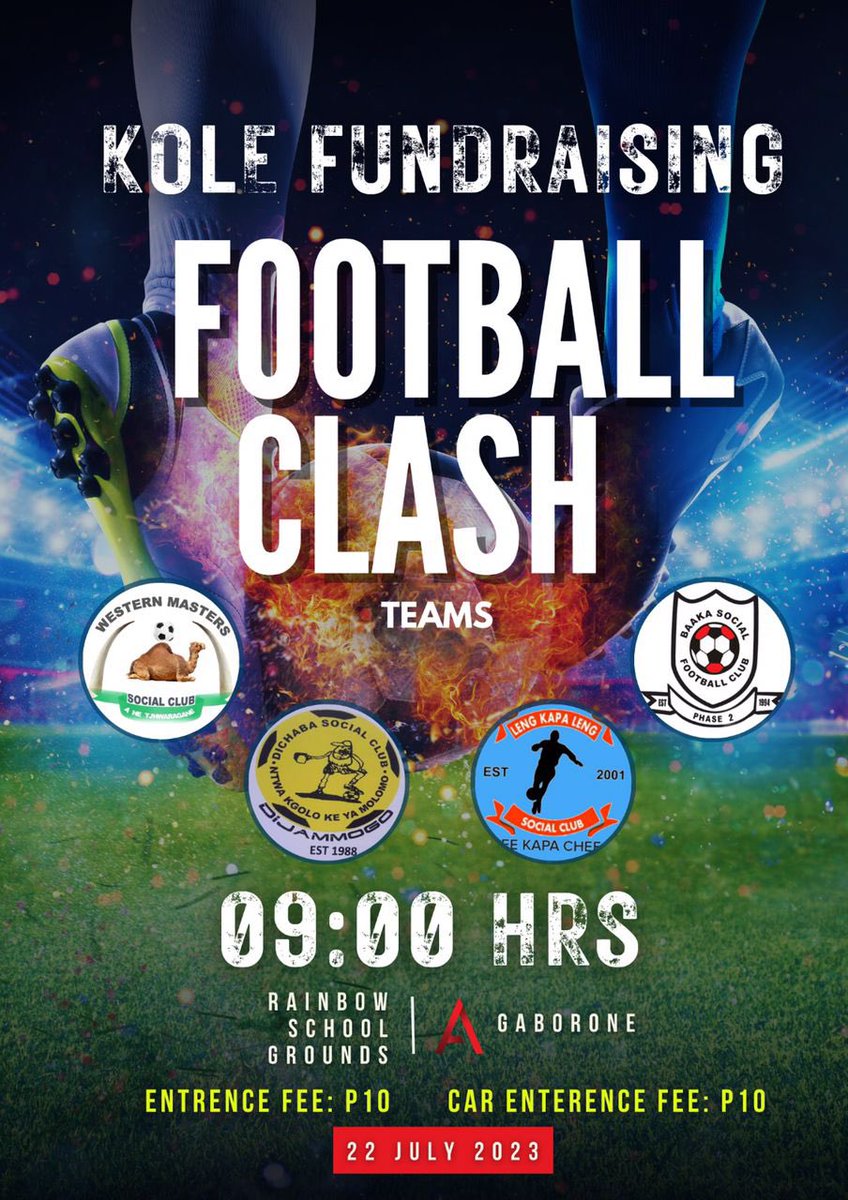 💣💥🔥🤯
The battle field is set, teams are ready, we’re ready. ARE YOU READY!!!
The famous ledombi will be available.
Doing it for Charity.

#ProjectKole