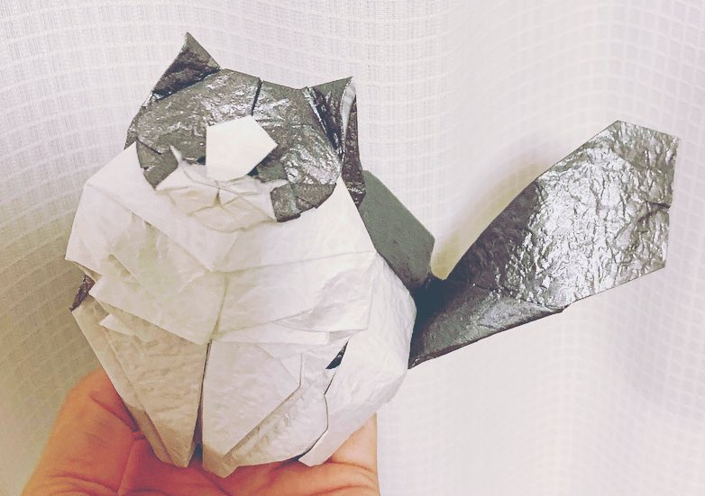 Vistar <a href="/Vistar_4391/">vistar维斯达</a> さんの
布偶猫 Ragdoll
35㎝ もみ和紙

可愛くするのが
かなーり難しゅうございました。

やっぱり猫が好き

#折り紙作品