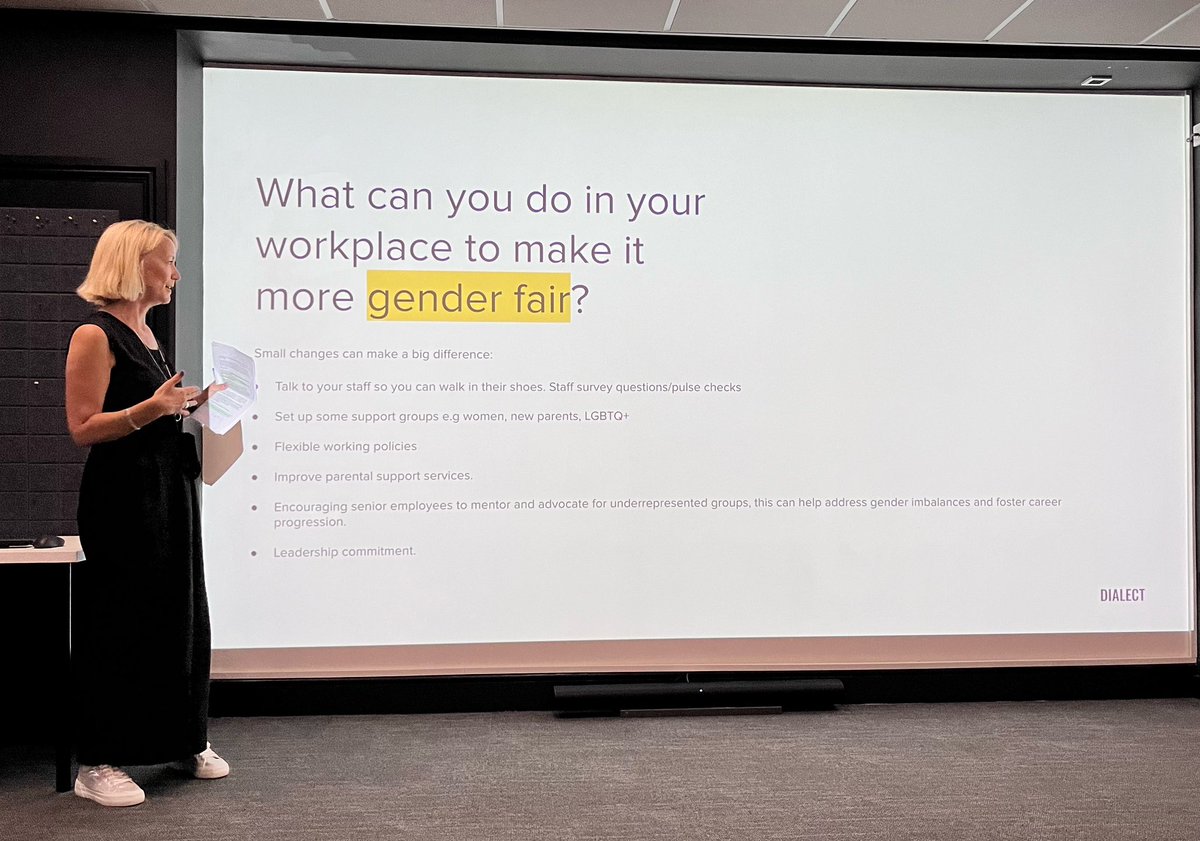 MaydenTweets's tweet photo. The importance of advancing #GenderFairness in the digital age. A big thank you to @dialect_inc for such an engaging discussion #TechForGood #BathDigitalFestival #BathDigital https://t.co/34fNRYNz71