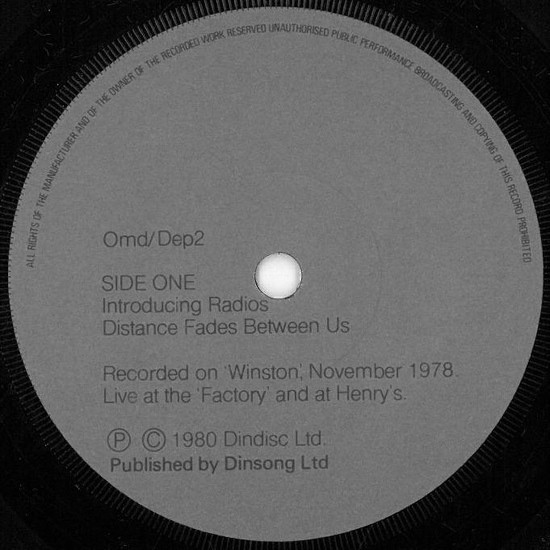 OMDMessages's tweet photo. The Dep2 tracks are also a little ambiguous. The credits allude to the EP reflecting a live performance, but in an early pre-‘Organisation’ interview, Andy McCluskey refers to the EP stating it features "old songs and an early live performance”. https://t.co/nWm4cAwnSF