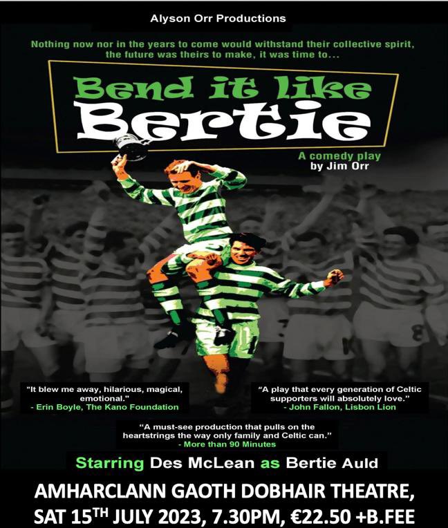 ‘BEND IT LIKE BERTIE’ IS OFF TO IRELAND THIS WEEKEND🍀
<a href="/BertiesLegacy/">The Bertie Auld Legacy</a> <a href="/BrattbakkJimOrr/">Bend It Like Productions</a> 
@jimmythechiz @pauljcorrigan <a href="/The_Swingcats/">Witch Hunt</a> <a href="/ACSOMPOD/">A Celtic State Of Mind (ACSOM)</a> 
From Vegas to Donegal! 💚

eventbrite.co.uk/e/bend-it-like…