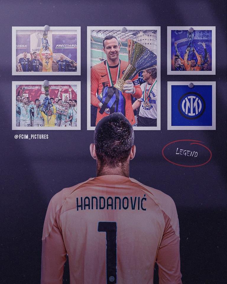 ntonioametrano's tweet photo. Quanta strada insieme, quanti anni ben spesi, quante battaglie.
L’hai onorata davvero. Ciao Samir @Inter #Handanovic https://t.co/5TFIiNot1j
