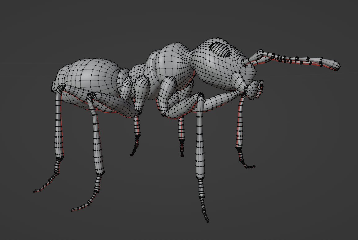 dryaddn's tweet photo. Giant ant enemies I made for @Srekel's Tides of Revival with Blender and Substance Painter. #b3d https://t.co/tNKv9Oquxb