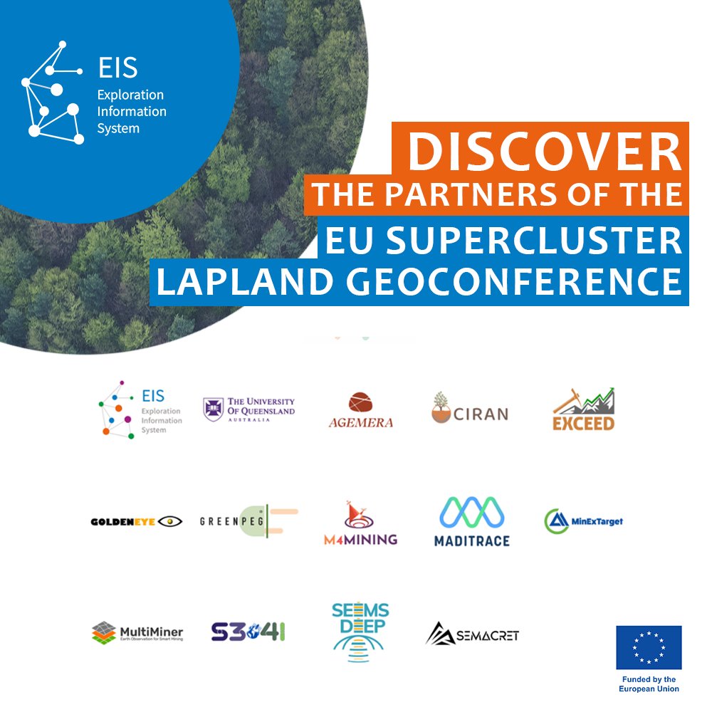 🌍 The EU SuperCluster Lapland Geoconference has many partnering projects from the Raw Materials sector! See who they are down here 👇

🆓Register: lnkd.in/drwuDHuZ
📝Submit abstracts: lnkd.in/dWx9Sijb
Other partners: <a href="/project_S34i/">S34I Project</a>, #SEEMSDEEP <a href="/semacret/">SEMACRET</a> #HorizonEU