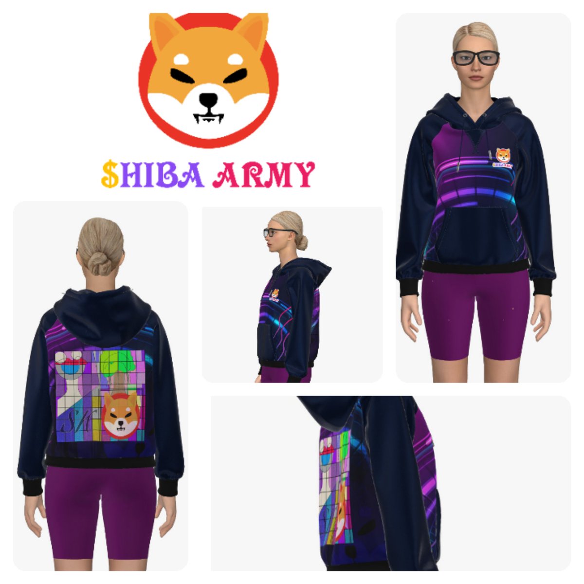 serokaja05's tweet photo. New Update.
This hoodie Designer by 2BR @arnolayesha , you are not only expressing your love for the Shiba Inu, but you are also sending a message of hope for the future. Together, we can create a brighter future for ourselves and for our furry friends.  @shibacals @mirrramenn https://t.co/1DwuUmDHx8