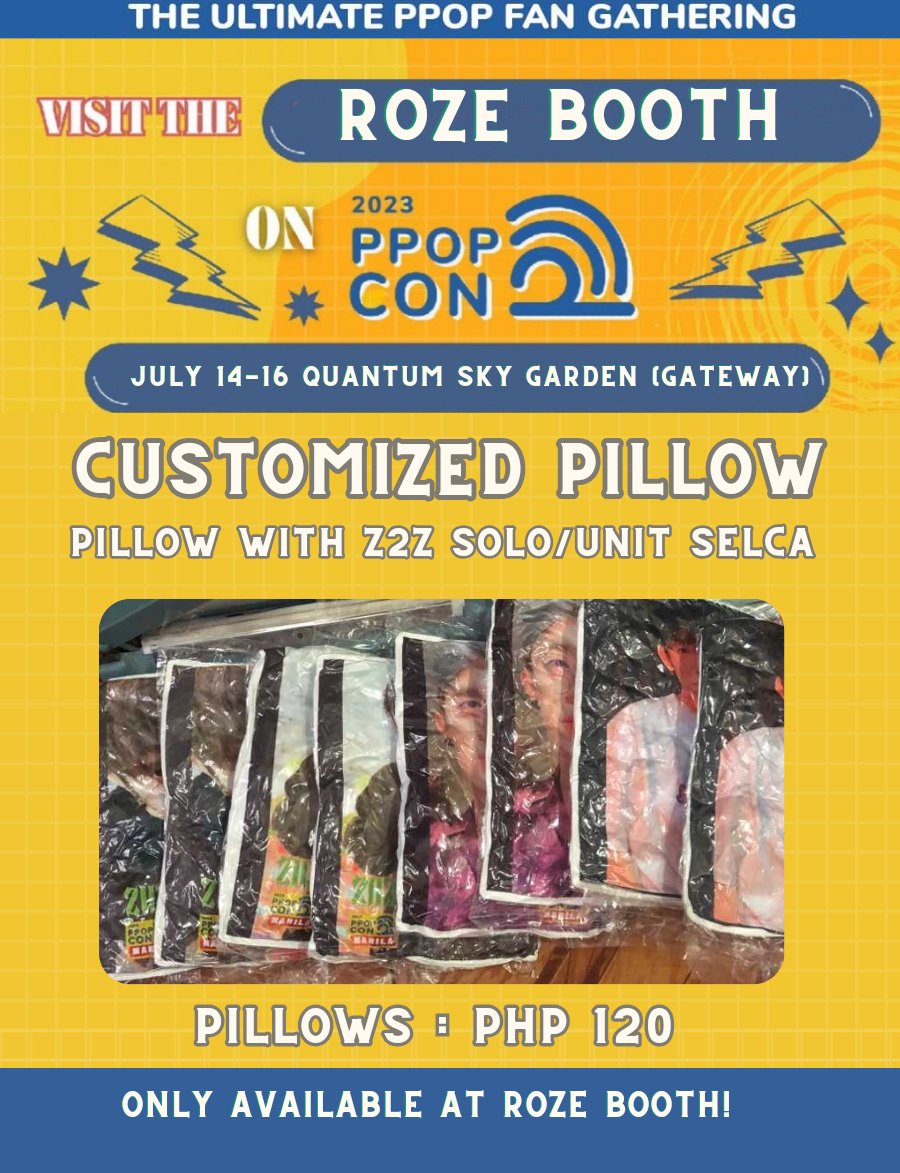 z2zrozes's tweet photo. @PPOPCONVENTION @Z2ZOfficial @joxstyles @Z2Z_SOYA Get your hands on these customized and handmade merch on PPOPCON MANILA 2023!
Visit the ROZE Abooth from July 14-16, 2023 at Quantum Skyview, Gateway Mall 2.
#Z2Z #Z2Z_PPOPCONMANILA2023 #ZerotoZillion https://t.co/lodYFM0sOS