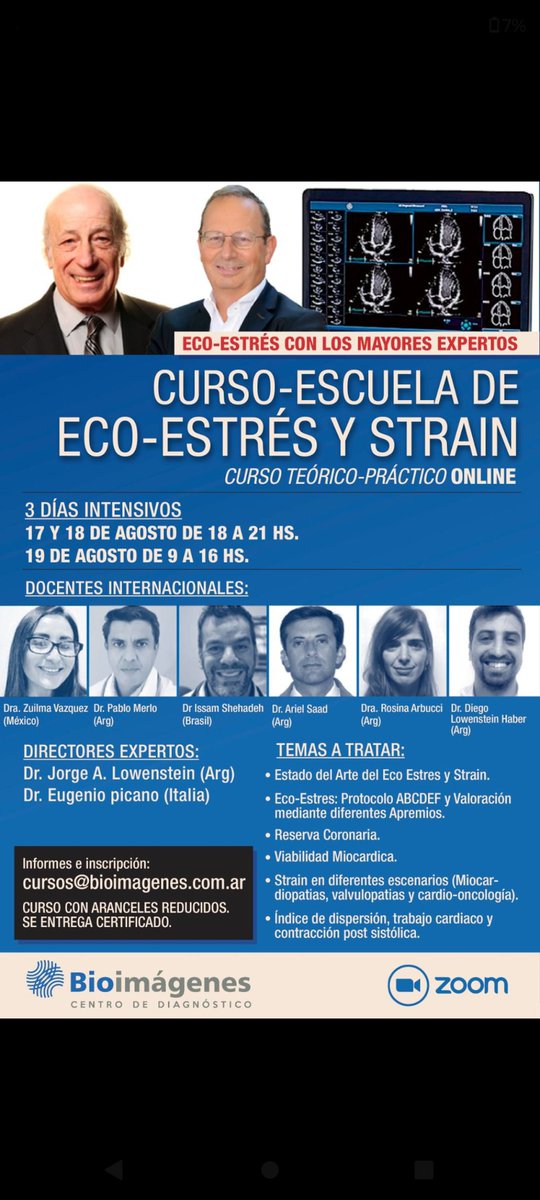 Issam Shehadeh (@issamshehadeh) on Twitter photo Muito honrado pelo convite. Além do grande "maestro" Dr Jorge Lowenstein teremos a presença de nada mais, nada menos que Dr Eugênio Picano!!!
<a href="/DICSBC/">DIC - SBC</a> <a href="/SISIACOficial/">SISIAC</a> <a href="/echotalk/">EchoTalk Echocardiography</a> <a href="/lowediego/">Diego Lowenstein</a> <a href="/Ro666160/">Rosina Arbucci</a> <a href="/VazyurVasquez/">Zuilma Vásquez</a> <a href="/pablommerlomd/">Pablo M Merlo</a> Muito honrado pelo convite. Além do grande "maestro" Dr Jorge Lowenstein teremos a presença de nada mais, nada menos que Dr Eugênio Picano!!!
<a href="/DICSBC/">DIC - SBC</a> <a href="/SISIACOficial/">SISIAC</a> <a href="/echotalk/">EchoTalk Echocardiography</a> <a href="/lowediego/">Diego Lowenstein</a> <a href="/Ro666160/">Rosina Arbucci</a> <a href="/VazyurVasquez/">Zuilma Vásquez</a> <a href="/pablommerlomd/">Pablo M Merlo</a>