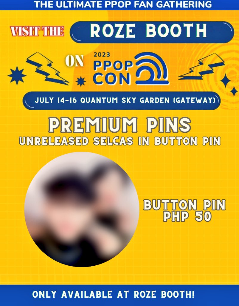 z2zrozes's tweet photo. @PPOPCONVENTION @Z2ZOfficial @joxstyles @Z2Z_SOYA Customized Button Pins (unreleased and released selcas) on PPOPCON MANILA 2023!
Visit the ROZE Abooth from July 14-16, 2023 at Quantum Skyview, Gateway Mall 2.
#Z2Z #Z2Z_PPOPCONMANILA2023 #ZerotoZillion https://t.co/Fuey0LzCwp