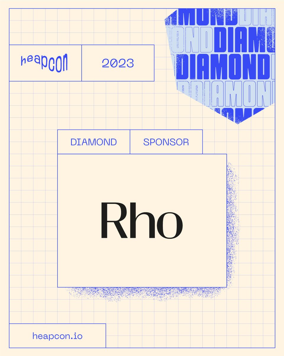 Heapconf's tweet photo. 💎DIAMOND SPONSOR ALERT💎 We want to share our special appreciation for our Diamond sponsor Rho/@rhobusiness for supporting the Heapcon 2023! 🙌💎
#heapcon2023 #seniordev #techevent #techconference #networking #heapspace #heapcon https://t.co/iPLSdjWn7y