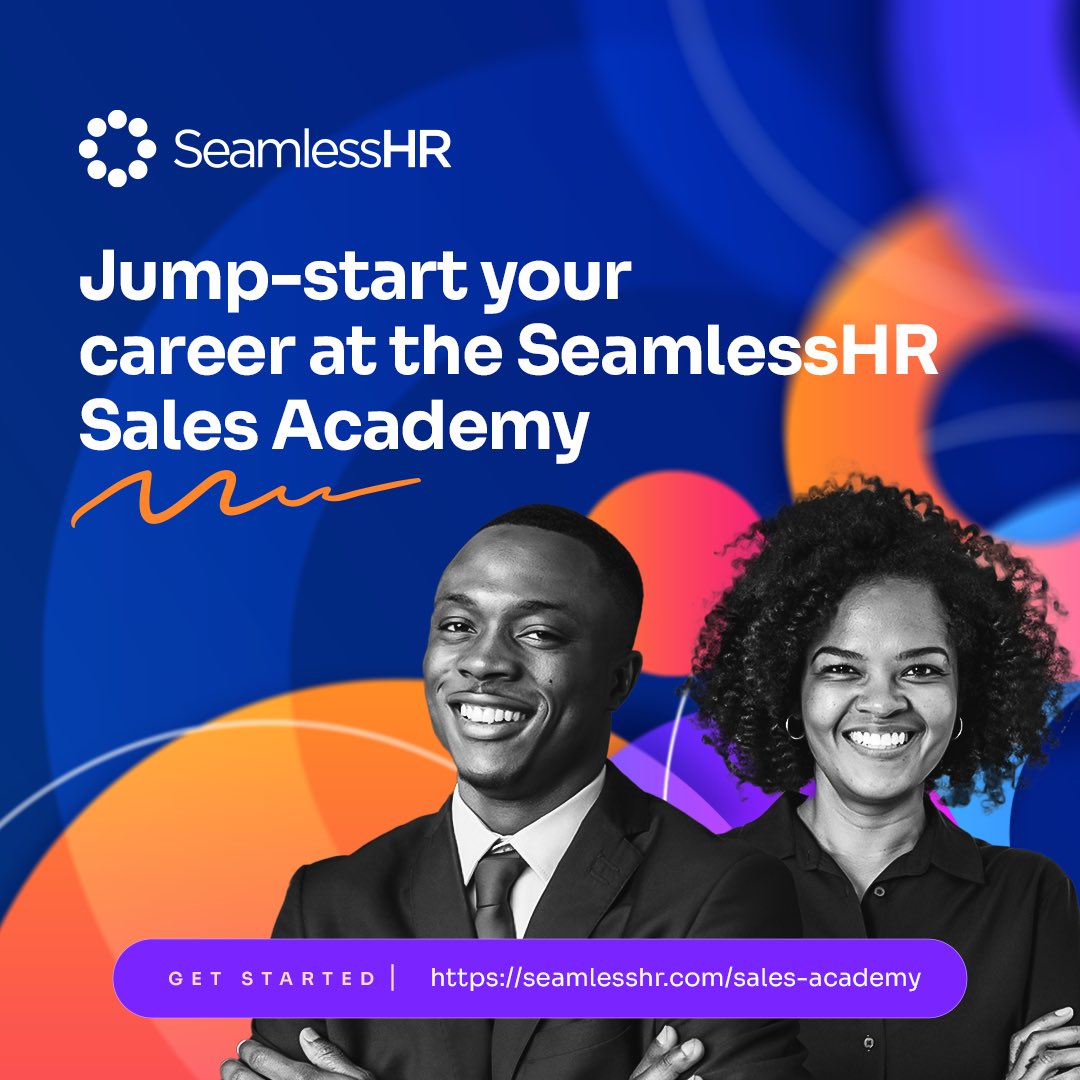 Seamless_hr's tweet photo. Do you have a keen interest in B2B SaaS Sales? Are you confident, charismatic, and passionate about connecting people to valuable solutions? Then the SeamlessHR Sales Academy is just what you need! https://t.co/4FfqJtVCeo