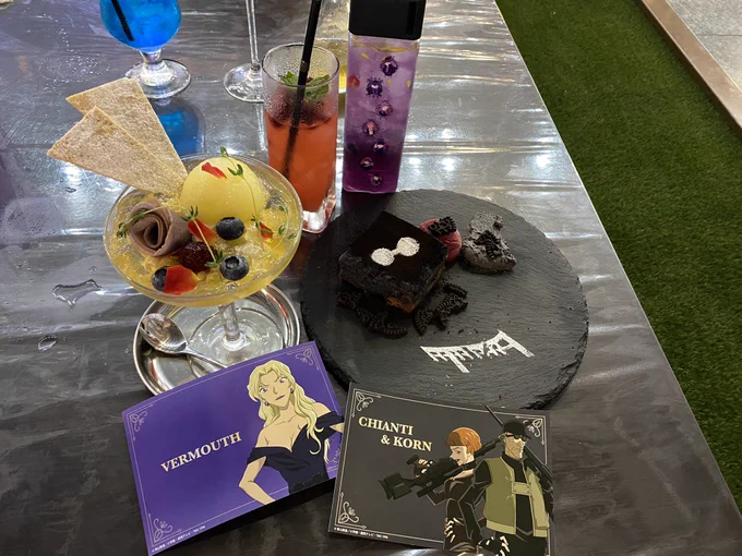 仕事終わりに先輩に連れられてコナソカフェ行ってきました!!!!!