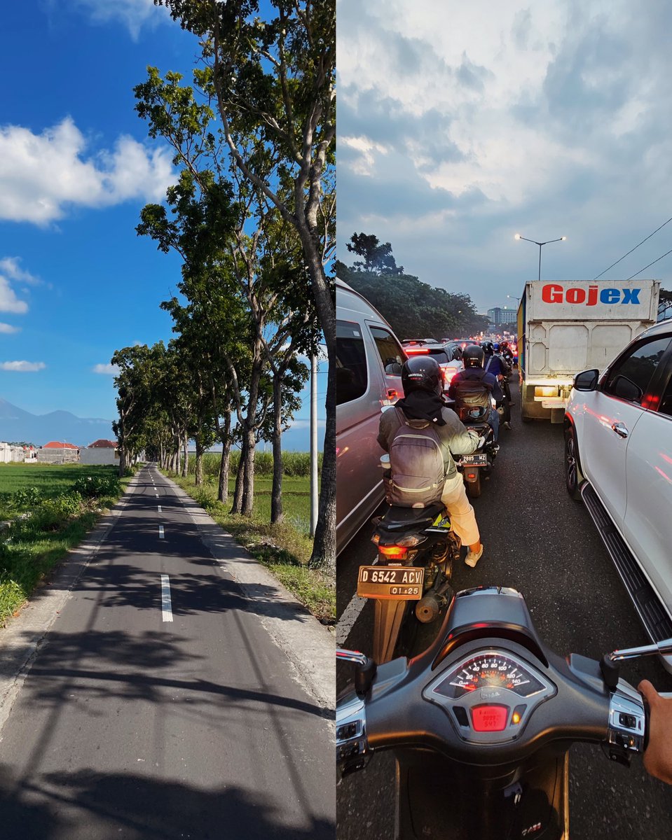 Madariyanhadi's tweet photo. Di Kampung Halaman vs Di Tempat Tinggal https://t.co/YidKEyWaRo