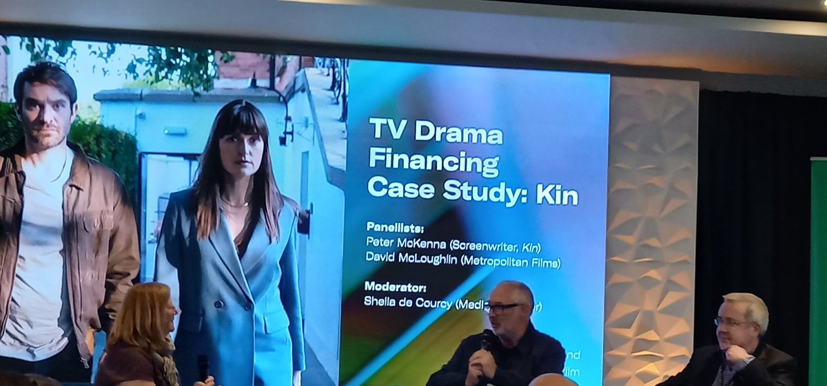 tcarmos's tweet photo. Kudos to the creators/producers of Kin for hiring Irish talent (cast &amp; crew) as much as possible for this top class production.
#FleadhForum23 #irishtalent #irishfilmindustry
@GalwayFilm
@ScreenIreland 
@TalentAcademies https://t.co/sN6eMdje44