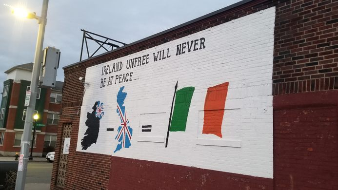 fir_bolg's tweet photo. irish republican murals in the neighbourhood of south boston, massachusetts

the first mural remains to this day in west broadway https://t.co/0huutci0oy