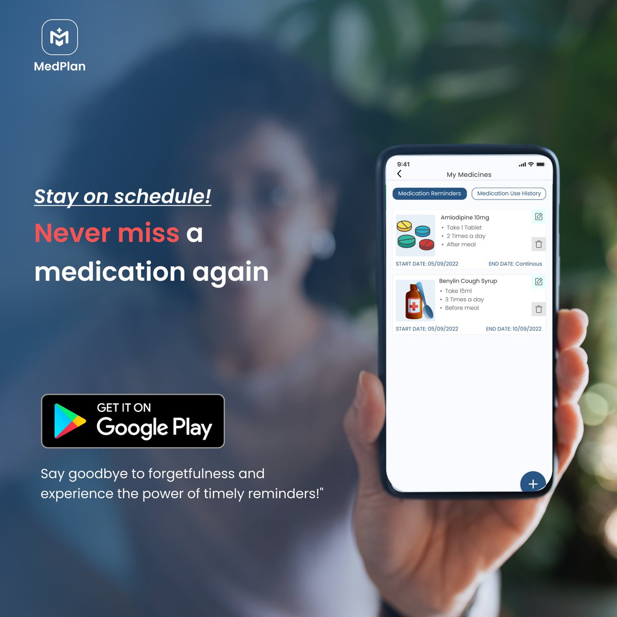 medPlan_ng's tweet photo. Say goodbye to forgetfulness and experience the power of timely medication reminders!"

Download MedPlan app here 👇🏽:
https://t.co/nNRhSKOsL5 https://t.co/92Afqf55SV