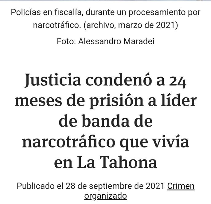 sebas166019's tweet photo. Gracias a la LUC, condenan a un narco que exportar 300 kg de merca en 24 meses y una madre jefa de familia 4 años por 11 gramos marihuana. https://t.co/P1NhL6xKIU