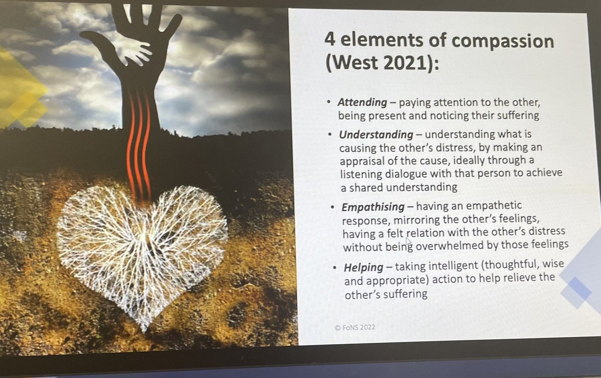 Really helpful talk from @ADunmall bringing the work of @ProfPaulGilbert and @WestM61 to the application of #compassion to cultures for the benefit of all. @SheffieldHosp