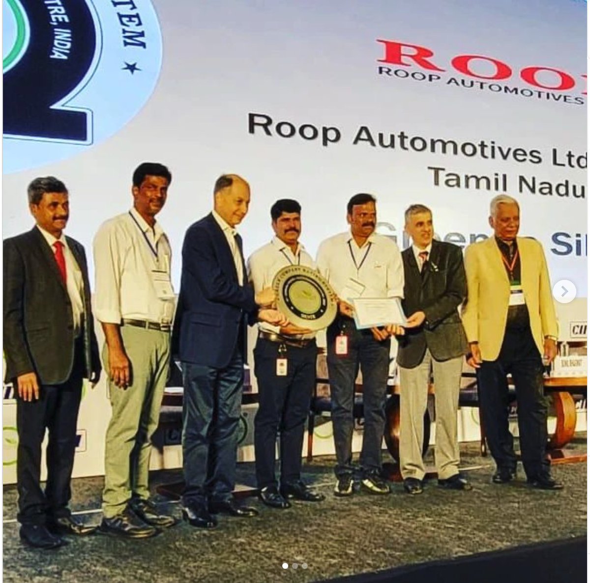 Roop Auto Chennai  won Silver award at #GREENCO Green company rating system by @followcii 
Our #ESG2040 journey has started on a good note we aim to make #sustainablefuture a reality at RAL.
#roopautolife #Roopautoculture #roopautokijai #roopautochennai #SustainableFuture
