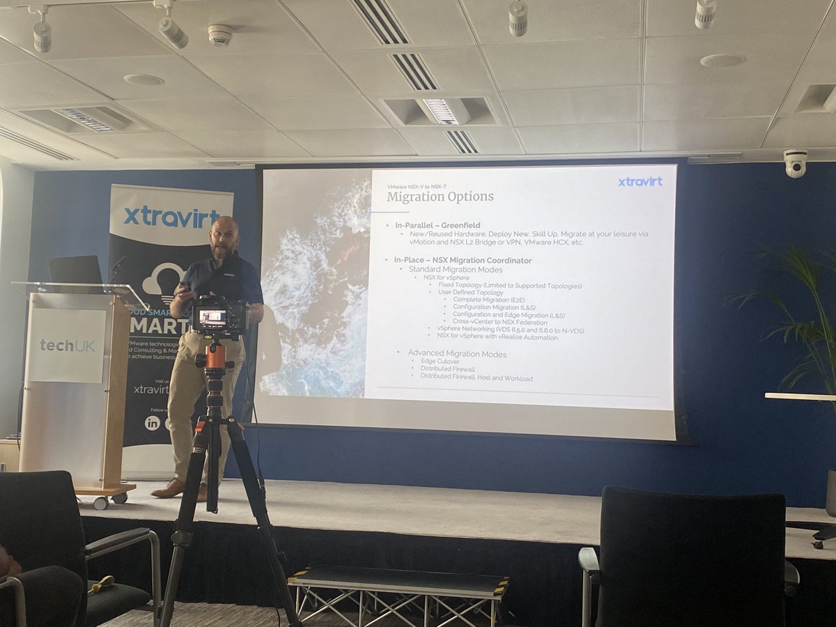 ibrahimquraishi's tweet image. VMware NSX-T will In place upgrade with migration coordinator by @vGarethLewis #xtravirt #LonVMUG #vExperts