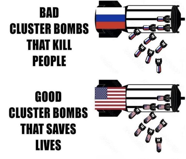 MuCancri10's tweet photo. American 'Cluster' Bombs dressed up, as angels! https://t.co/BwjXmjkkpr