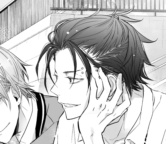 🫦明日(7/14)発売のDear+8月号、#甘咬みリップライン 3話の扉絵が明日公開できると思いますが、一足先に… 実は扉の悠良さん、表情2パターンで迷って担当さんに決めて戴きました。どちらが採用されたかお楽しみに😉 皆さんはどちらがお好きだろう～?