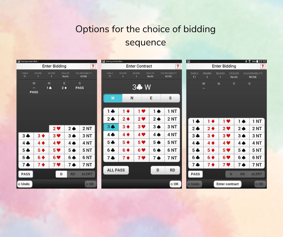 BRIDGE+MORE solution gives you several options for entering bid details level.

The Full bid sequence is where it is possible to analyze and compare bid details.

Contact us at info@bridgeplusmore.com
bridgeplusmore.com