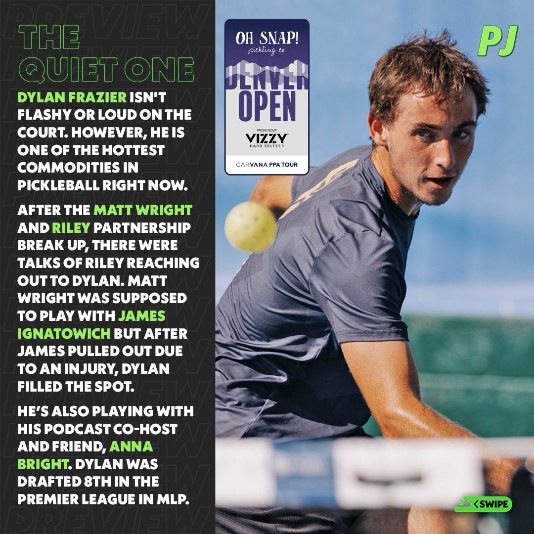 picklejuice137's tweet photo. Here’s what we have our eyes on ahead of the Oh Snap!  @PPAtour Denver Open presented by Vizzy 👇👇 https://t.co/MCkGg7vZyl