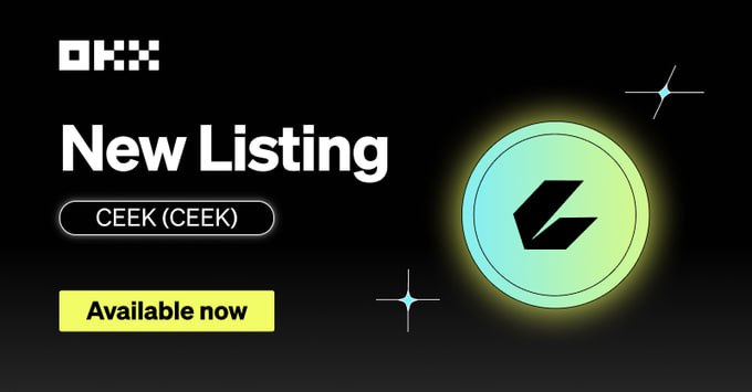 Airdrop6_com's tweet photo. New #airdrop: Ceek (New Round)
Reward: 1 NFT (~$100) &amp; 80 CEEK (~$5)
News: Kucoin, Okx, NBA, Certik
Distribution date: August 16th

🔗Airdrop Link: https://t.co/5Bb4OH5O04

Listed on Okx: https://t.co/tsWx20OXJe https://t.co/WCdURiEqMY