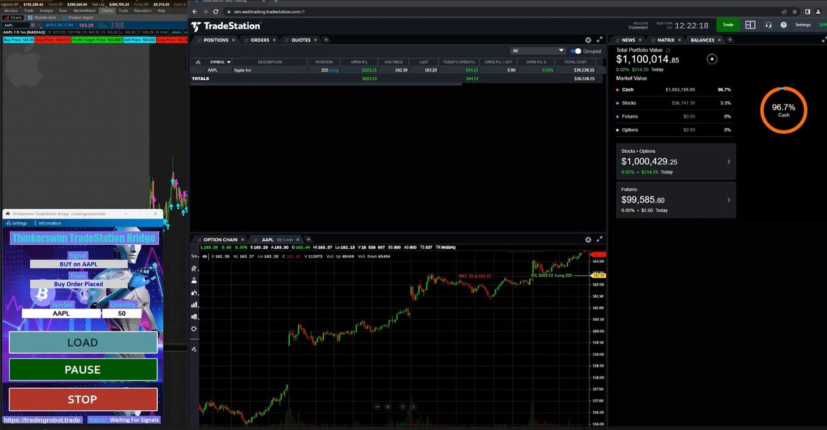 TradingBotAlgo's tweet image. tradingrobot.trade/thinkorswim-tr…
THINKORSWIM - TRADESTATION INTEGRATION AND AUTOMATED TRADING PLUGIN
What is Thinkorswim - Tradestation Trade Automation Plugin
Thinkorswim - Tradestation integration and automated trading plugin. #Thinkorswim #Tradestation #trading