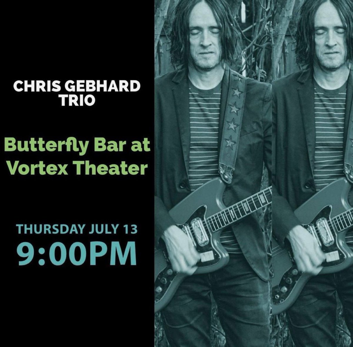 TONIGHT:  ✨8pm Diana Burgess (Singer-Songwriter) ✨9pm: <a href="/chrisgebhard/">Chris Gebhard</a> Trio (Jazz). FULL CALENDAR: vortexrep.org/calendar