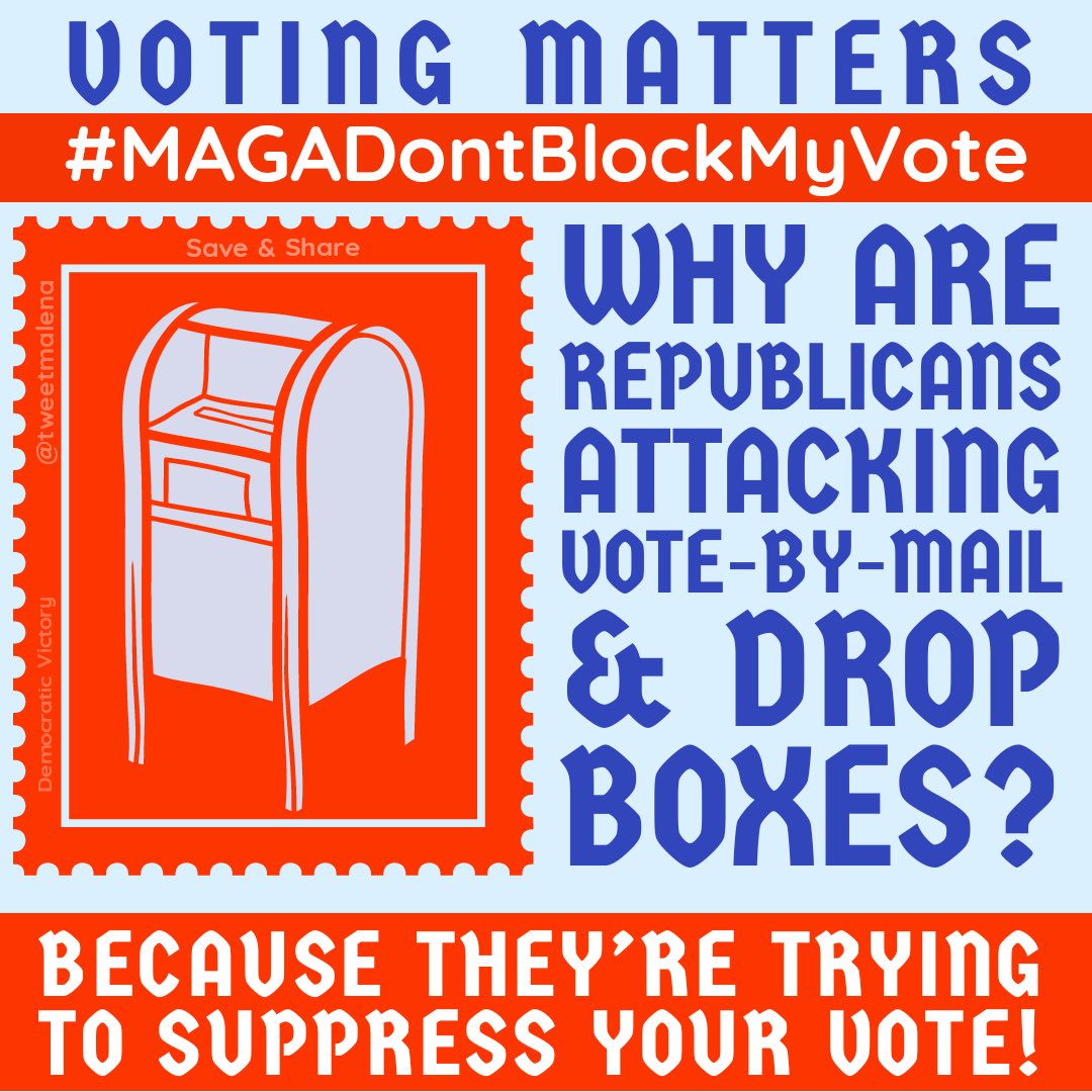 Repeat after me:

#MAGADontBlockMyVote