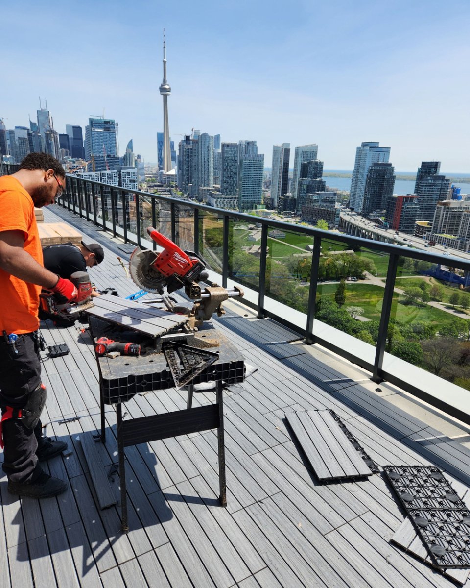 CondoKANDY's tweet photo. Our dedicated professionals are experts in the art of balcony flooring installation, ensuring that every step of the process is handled with precision and care. 

You can trust our team to transform your condo balcony into a stunning outdoor space that you'll love. https://t.co/CSrBLBJeEf