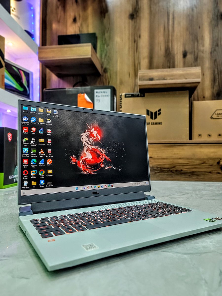 Dell G5 15 5520 Gaming 2022
Dark Shadow Grey
15.6" Full HD 165Hz IPS
12th Generation Intel@ Core" i7-12700H UpTo
4.70GHz 14Cores
16GB DDR5 RAM
1Tb SSD
NVIDIA GeForce RTX 3060 6GB Dedicated
Backlit Keyboard
retwitt are always welcome 💯👌