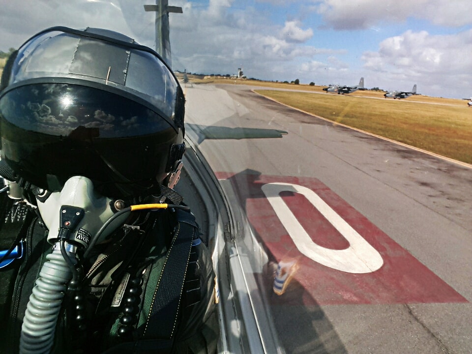 Pilatus PC-7U "Turbo Trainer"
antes del despegue
