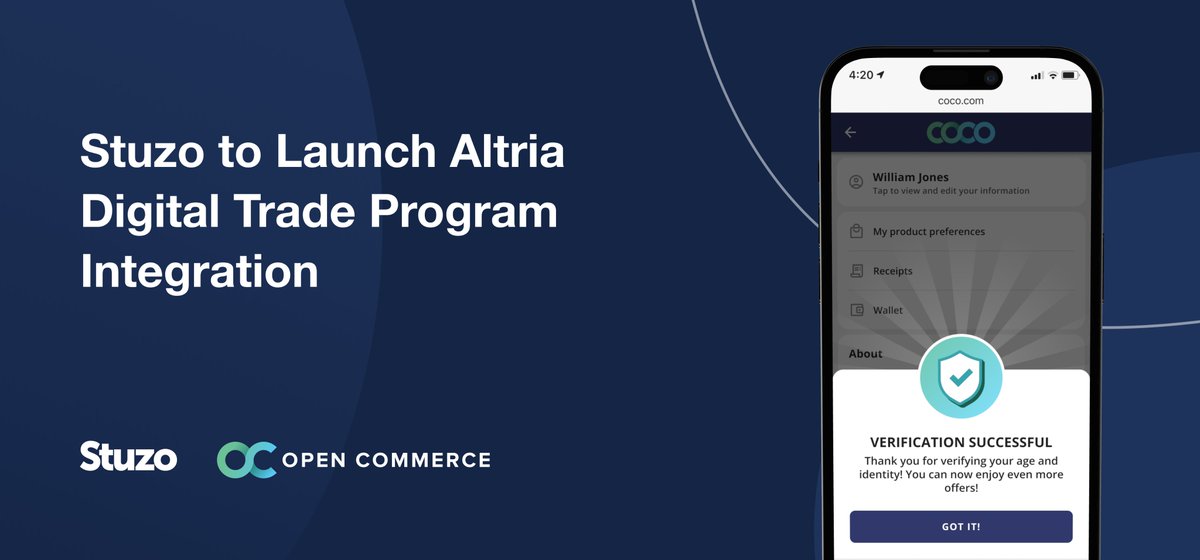 Stuzo is excited to share the launch of Altria’s current Digital Trade Program (DTP) Integration and forthcoming Altria Personalization Plus (P+) offerings for retailers, scheduled for Q3 2023!

Read the announcement here: stuzo.com/press/stuzo-to…