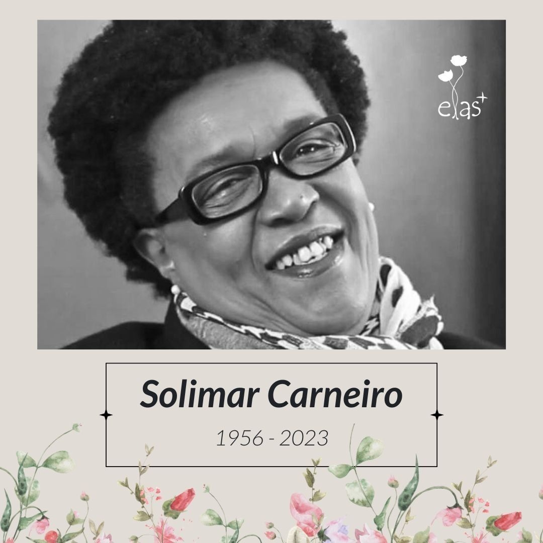 FundoElas's tweet photo. Lamentamos a perda inestimável da ativista antirracista Solimar Carneiro. Fonte de inspiração e referência, ela procurava promover a igualdade de oportunidades para pessoas negras no mercado de trabalho. O ELAS+ se solidariza com familiares e celebra seu legado. https://t.co/pmLcpQdwjx