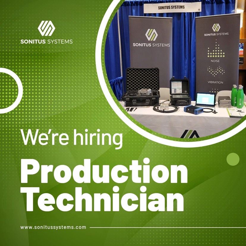 sonitussystems's tweet photo. The Sonitus Systems team is growing are we are currently recruiting for a number of roles, including *Production Engineer*
Further details about the company and the role available here 👉 https://t.co/xBbeRnfmBb
#environmentalengineer #jobfairy #acoustics #airquality https://t.co/7mpdrlDwyb