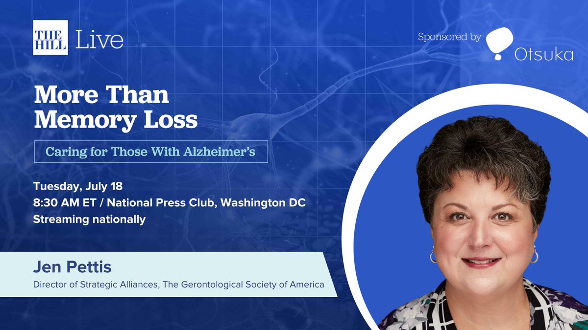 geronsociety's tweet photo. GSA Director of Strategic Alliances Jen Pettis will be featured in Tuesday's program. Join us in person in DC or participate online! https://t.co/jiz7uYoXbc