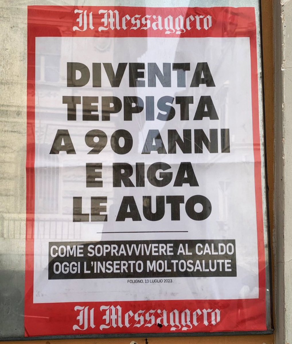 nonleggerlo's tweet photo. Foligno violenta 

#Nonnini https://t.co/ycZytaZwsp