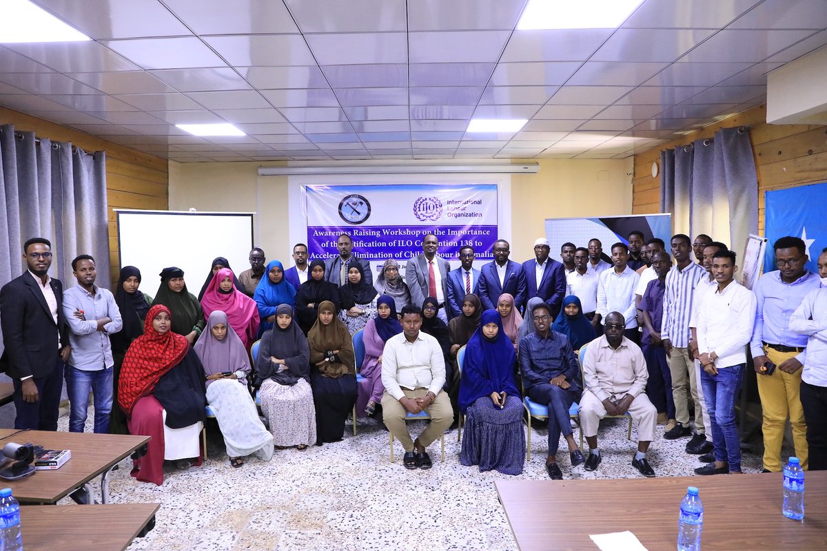 festusomalia's tweet photo. #Somalia builds consensus on ratifying fundamental @ILO Convention on child labour 
➡️ https://t.co/NzdeHkKwzX https://t.co/M2KjPYprOS