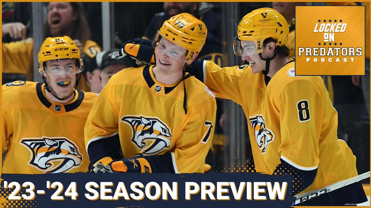 A look ahead at the '23-'24 season! 🏒 Those first five games...woof 🏒 Three games we have circled 🏒 Why February could decide the future of the Preds 📽️🎧: linktr.ee/LockedOnPredat…