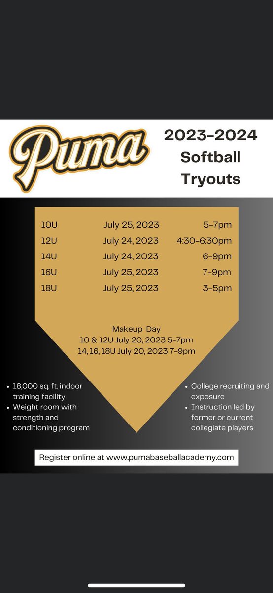 It’s that time of year again. No promises, no gimmicks, just a passion for our player’s development.