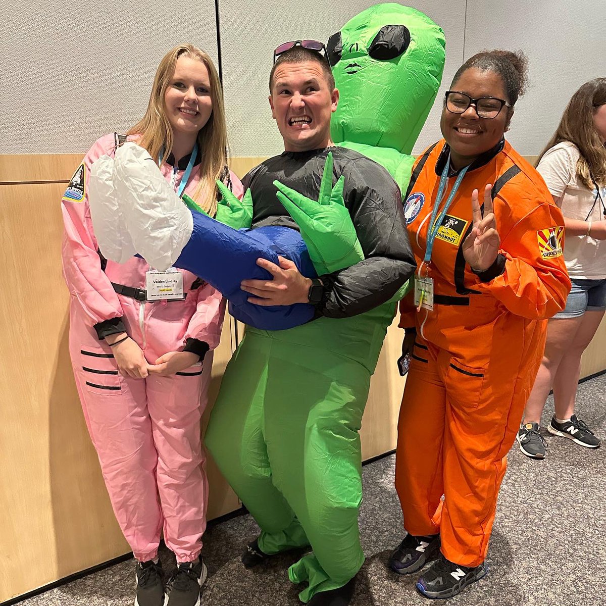 _YOVASO_'s tweet photo. The Opening Ceremony for #YOVASOSLR 2023 was a success! Participants have been assigned to their teams and are getting to know their team trooper and youth leaders! 🔸🪩🔹 @VSPPIO #DrivingThruTheDecades https://t.co/oejmVzmvHH