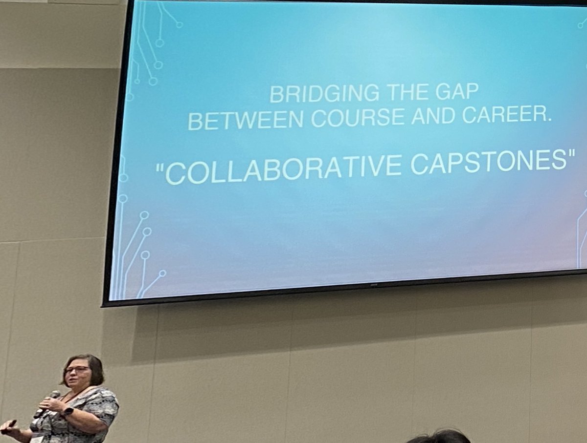 Fantastic last working lunch presentation by Joey Bryant on running program past one courses across programs. Brilliant! #SWConnections23